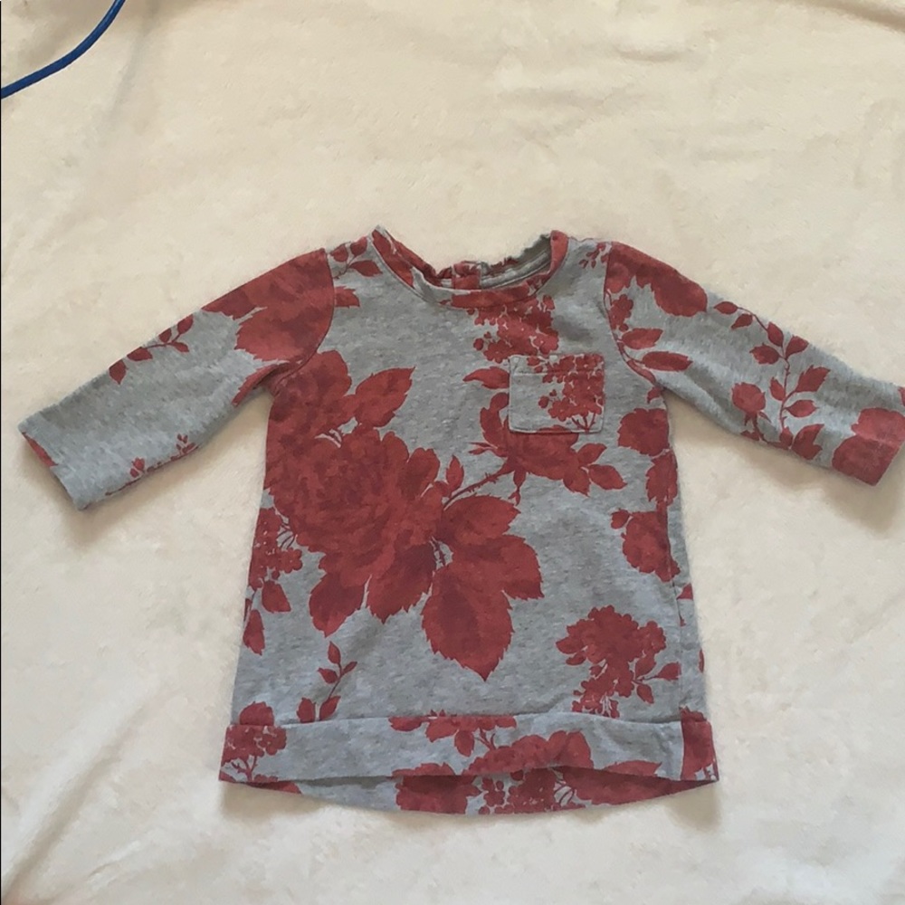 Baby Gap rose sweatshirt dress 🌹